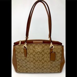 NWOT Coach Coated Christie Carryall